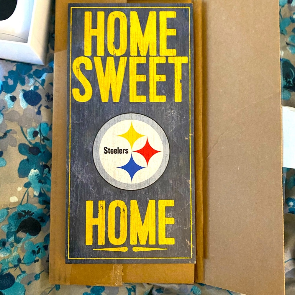 Steelers Wooden Sign 6x12
